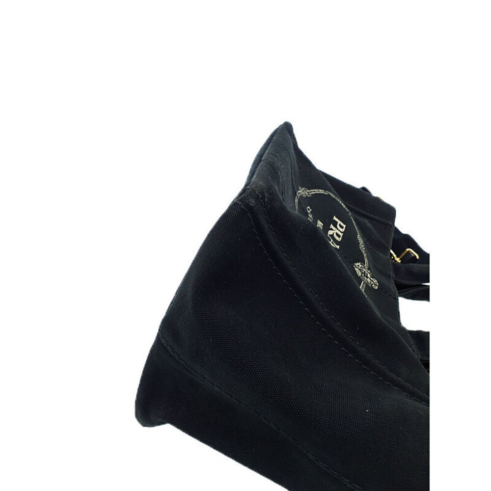 Prada Canapa 2way Tote Shoulder Bag Black - Picture 9 of 9
